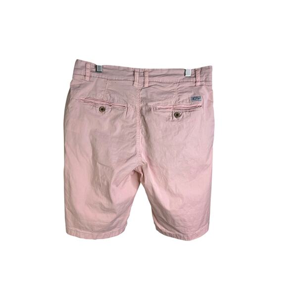 Blend Jeansmaker Chino Shorts Mens M Pink Classic Beach Pool Club Flat Front NWT - Picture 3 of 10